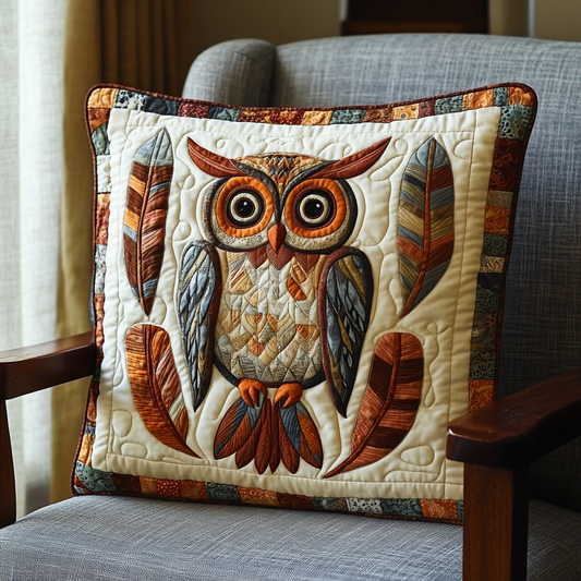 Owl DAI171224151 Quilted Pillow Case