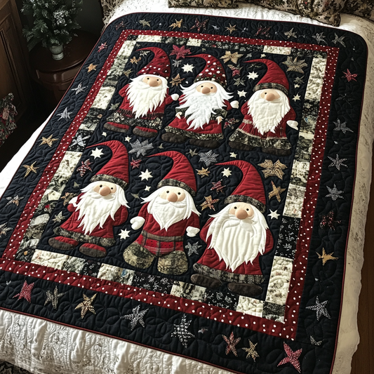 Christmas Gnome TAI260924034 Quilt Blanket