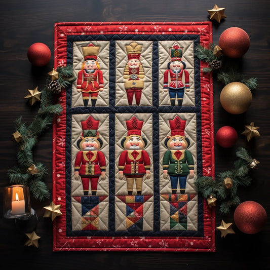 Nutcracker TAI060123143 Quilted Table Runner