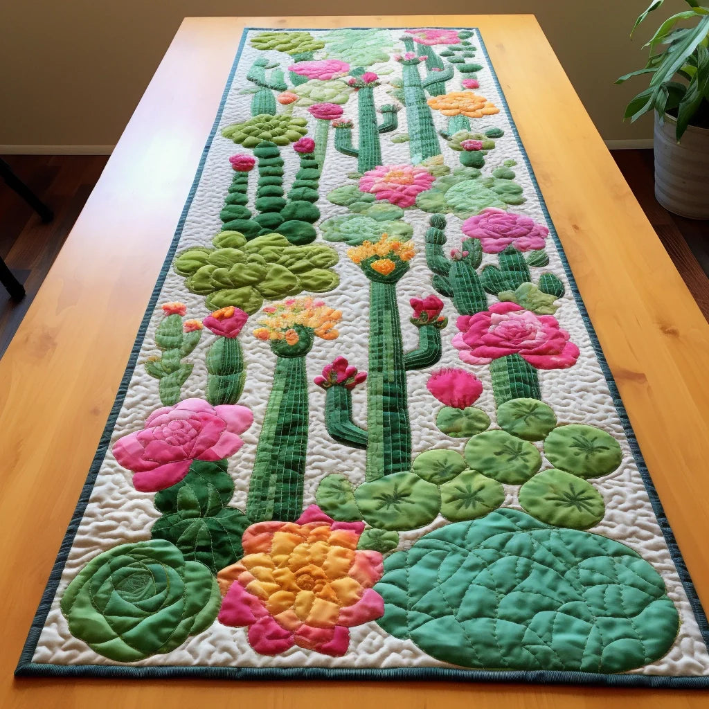 Cactus TAI201223060 Quilted Table Runner