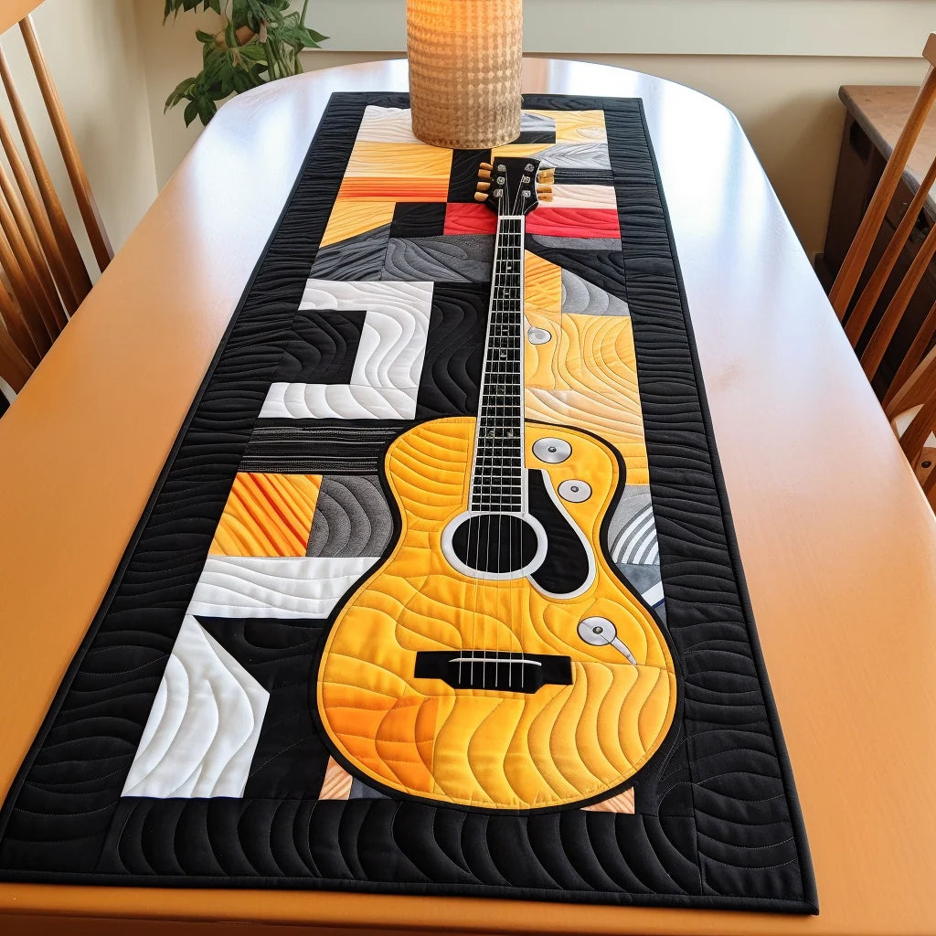 Guitar TAI07122339 Quilted Table Runner