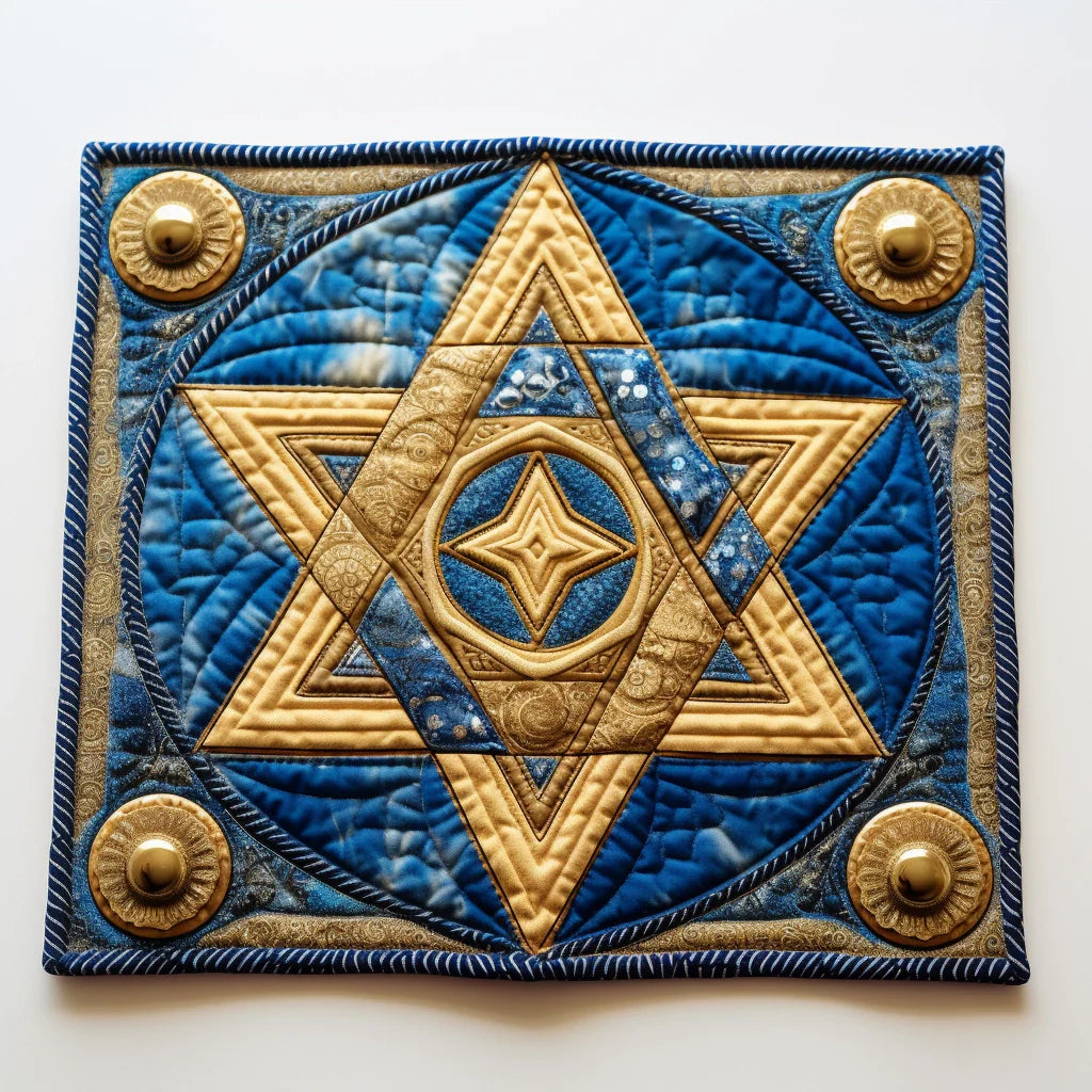 Jewish Star Of David TAI040124353 Quilted Placemats