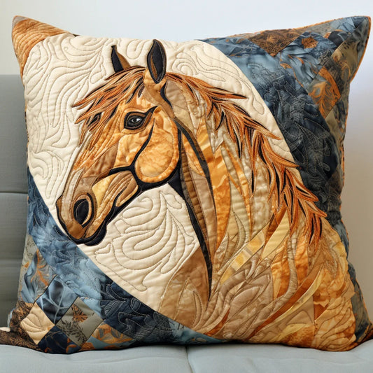 Horse TAI020324277 Quilted Pillow Case