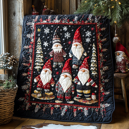 Christmas Gnome TAI260924037 Quilt Blanket