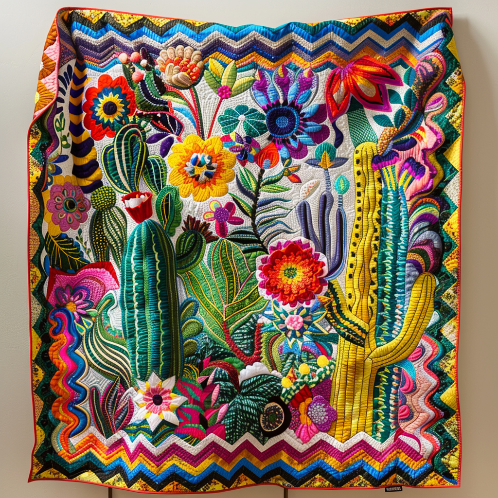 Cactus TAI040724017 Quilt Blanket