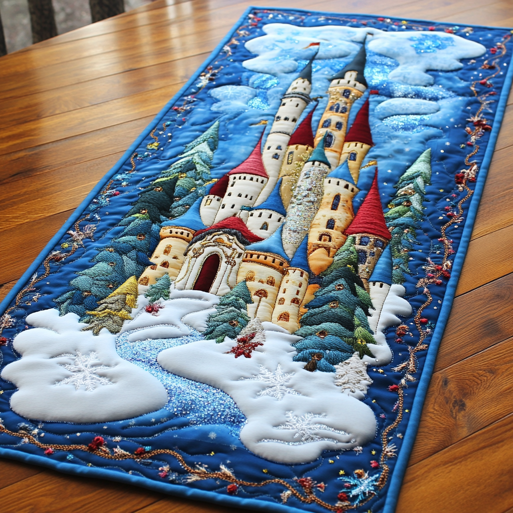 Castle DAI281124167 Quilted Table Runner