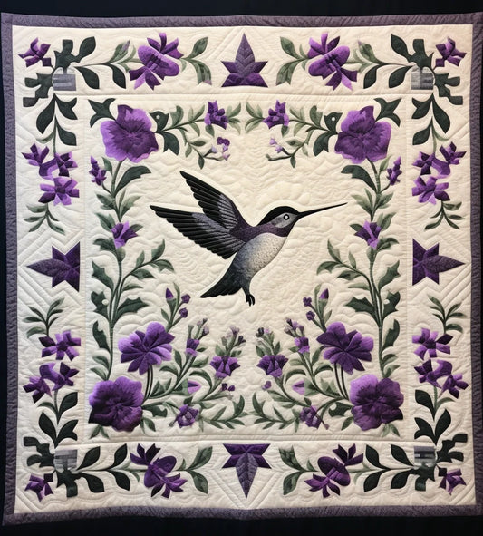 Hummingbird BL11112319 Quilt Blanket