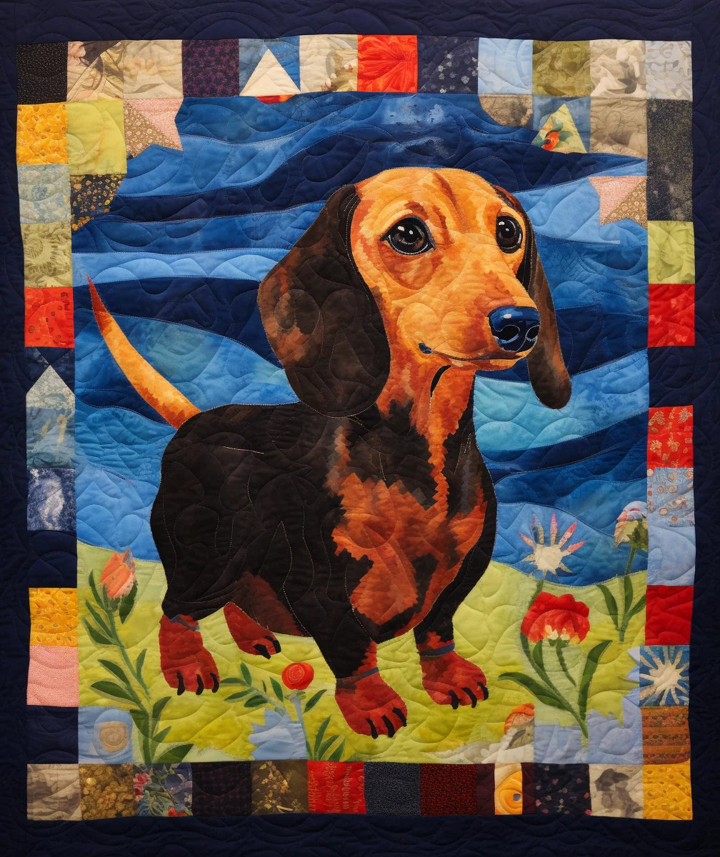 Dachshund BL9112322 Quilt Blanket