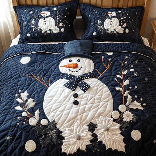 Christmas Snowman TAI111124060 Quilt Bedding Set