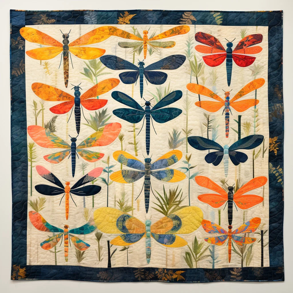 Dragonfly BL9112338 Quilt Blanket