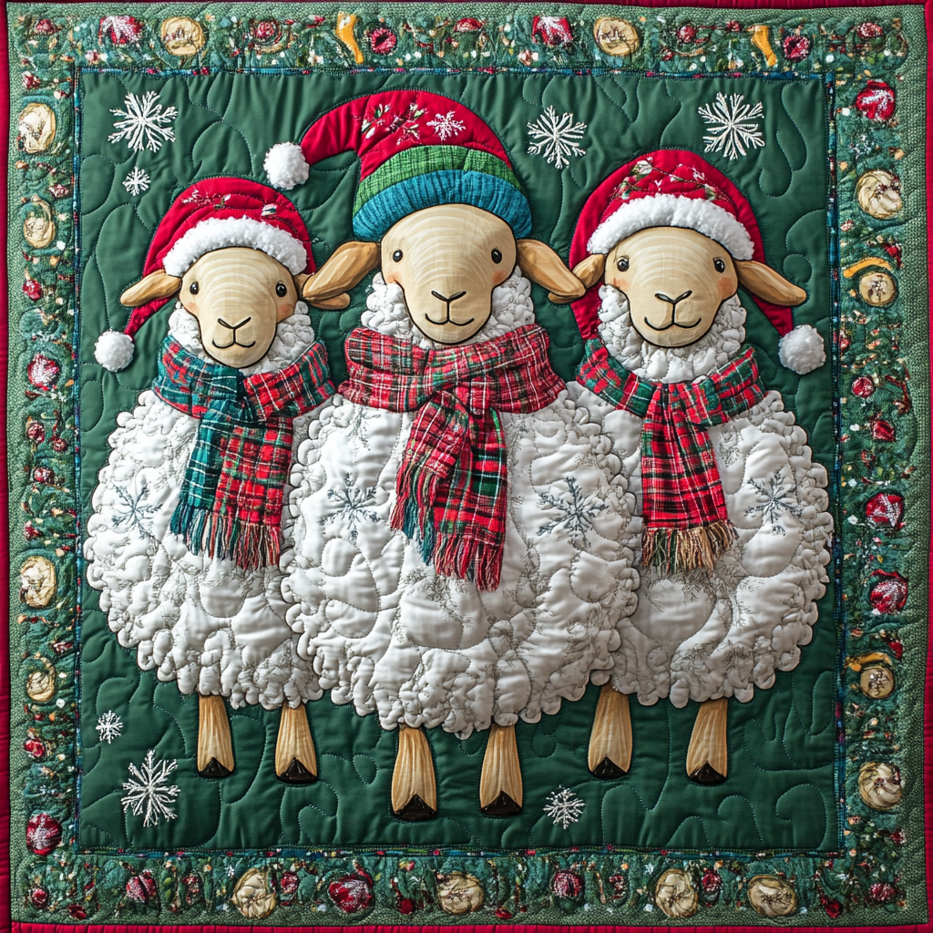 Sheep TAI101224244 Quilt Blanket