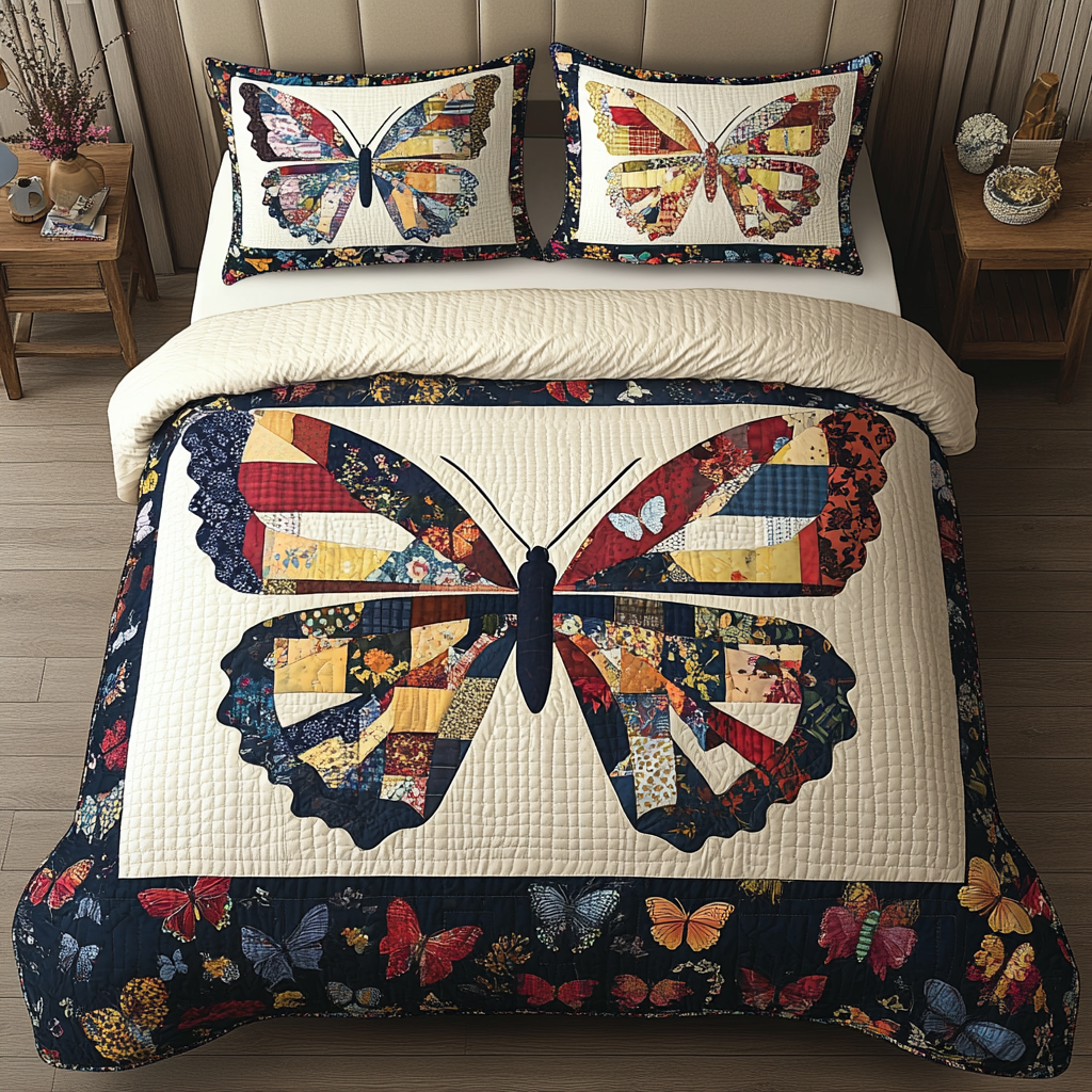 Butterfly DAI280824172 Quilt Bedding Set