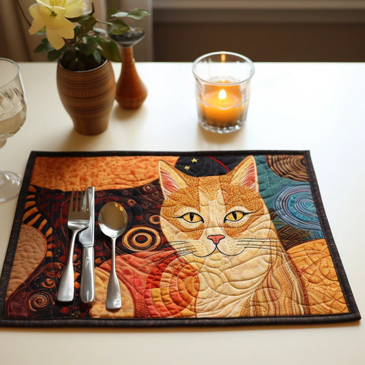 Cat TAI261223200 Quilted Placemats