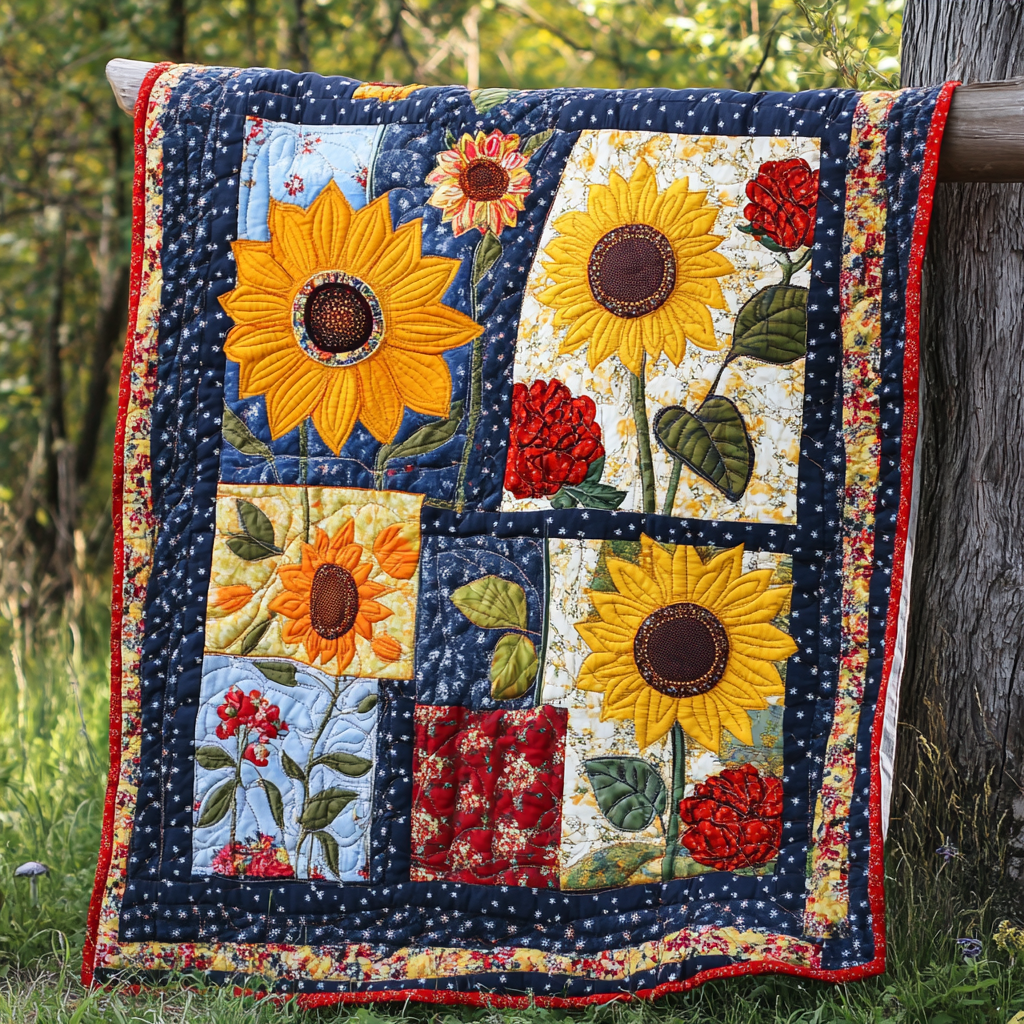 Sunflower DAI130824080 Quilt Blanket