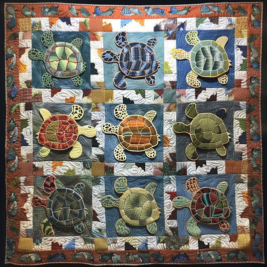 Turtle TAI020324151 Quilt Blanket