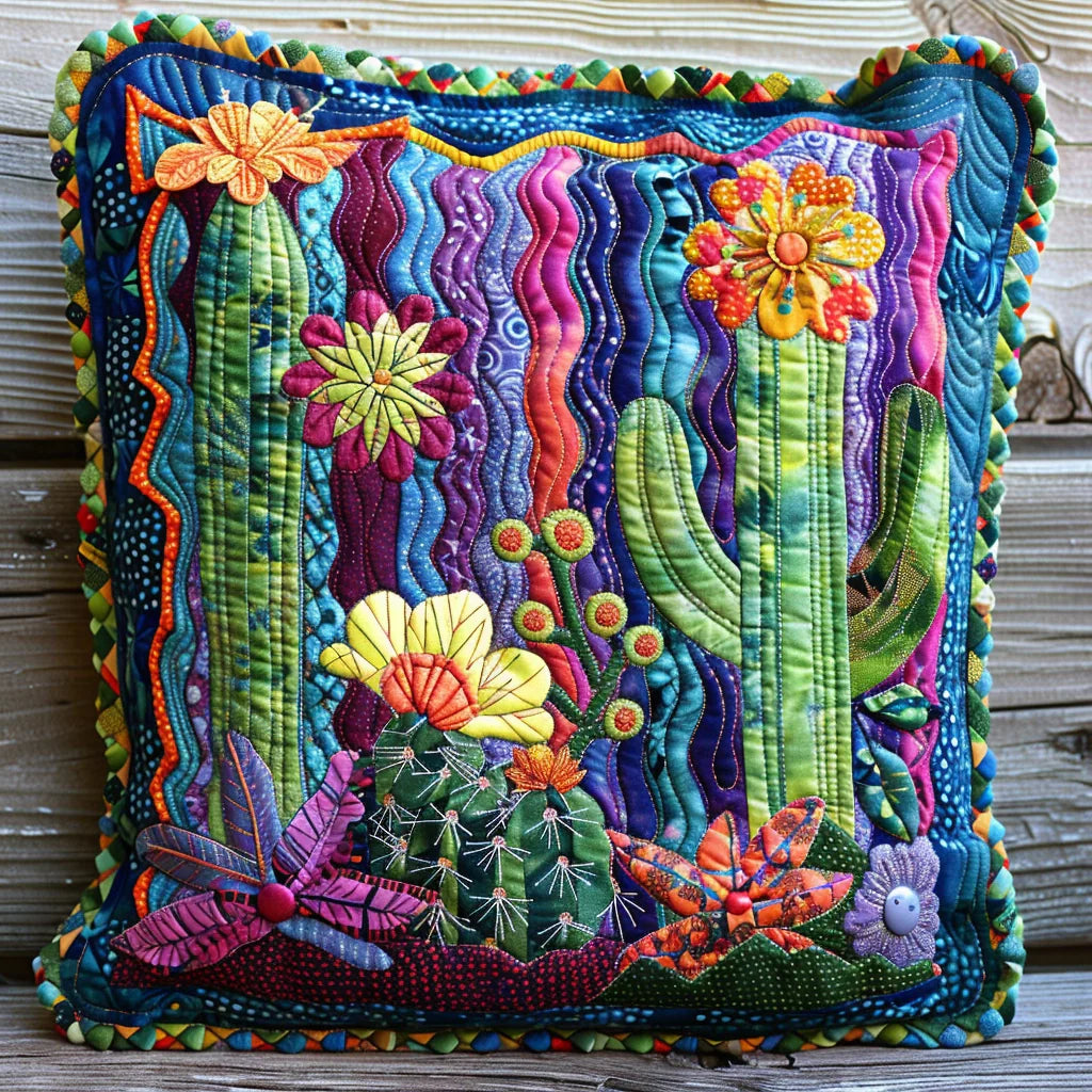 Cactus TAI240424144 Quilted Pillow Case