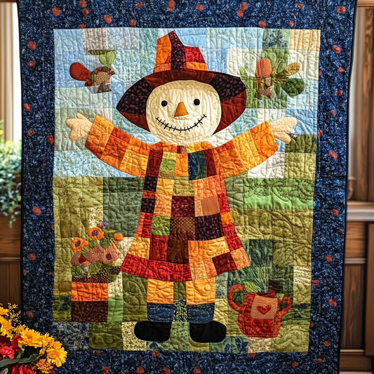 Autumn Scarecrow DAI221024158 Quilt Blanket