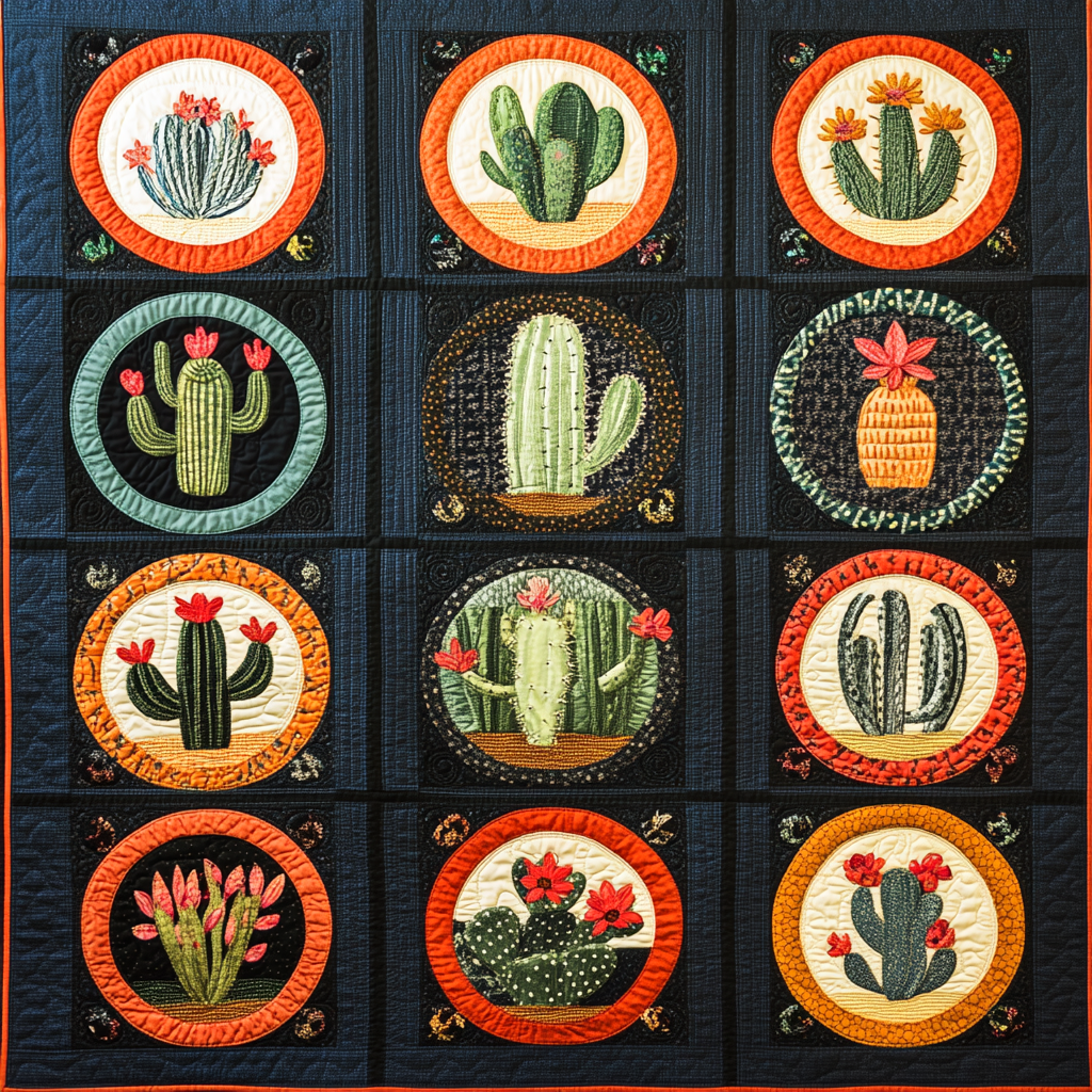 Cactus DAI070824098 Quilt Blanket