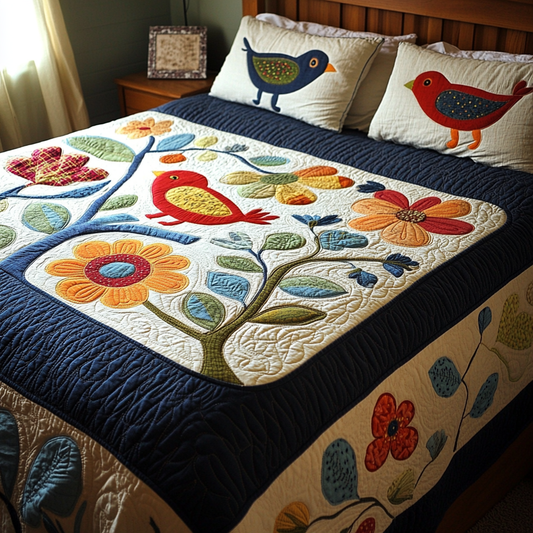 Birds TAI251124141 Quilt Bedding Set