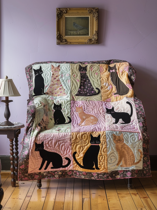 Cat TAI040624027 Quilt Blanket