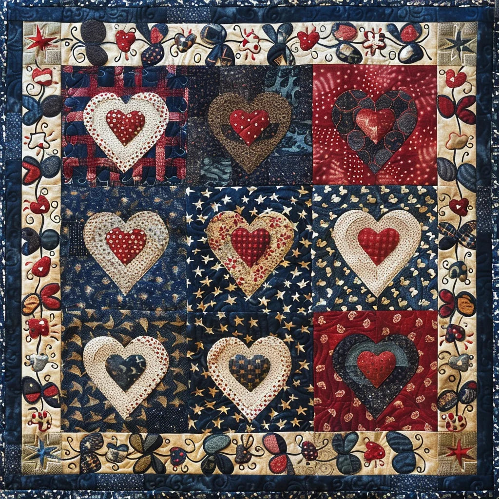 Heart TAI020324171 Quilt Blanket