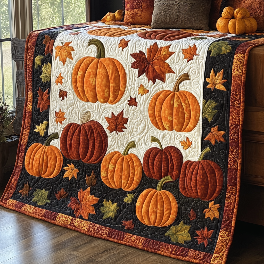 Pumpkin TAI021024051 Quilt Blanket