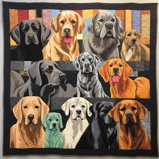 Golden Retriever TAI13112356 Quilt Blanket