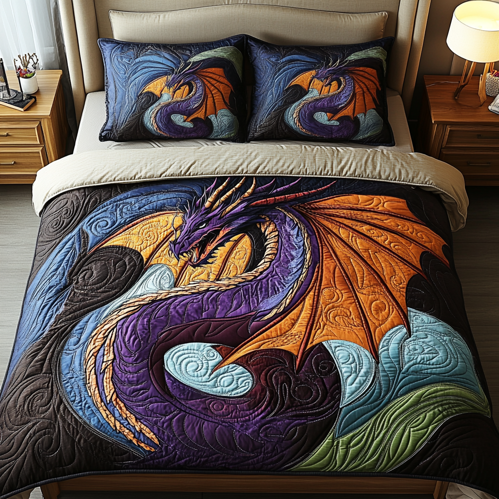 Dragon TAI141124003 Quilt Bedding Set