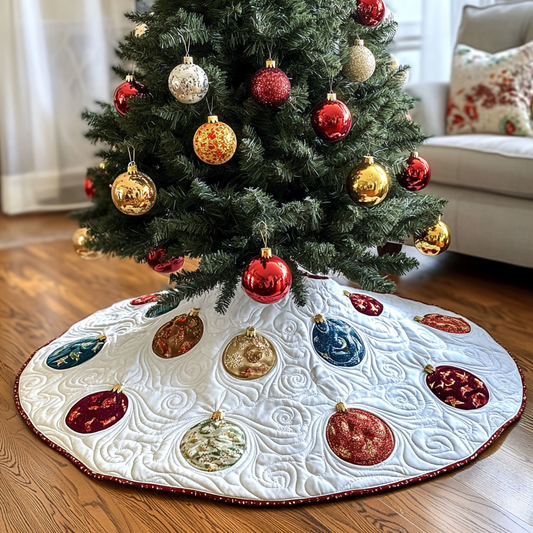 Baubles DAI090924032 Quilted Tree Skirt