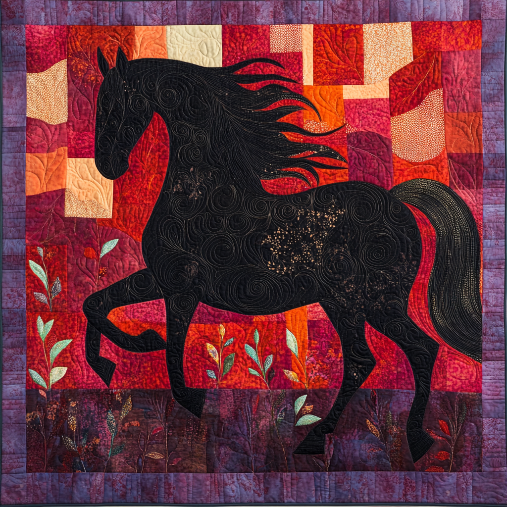 Horse DAI070824064 Quilt Blanket