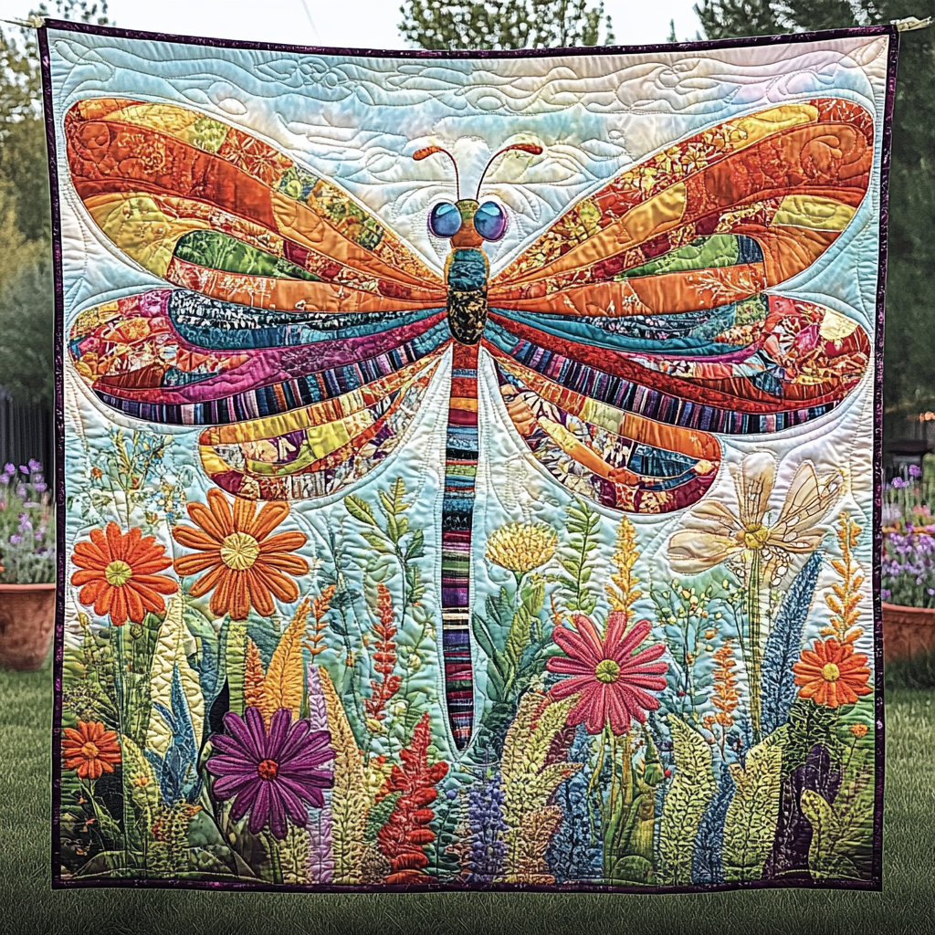 Dragonfly TAI101224266 Quilt Blanket