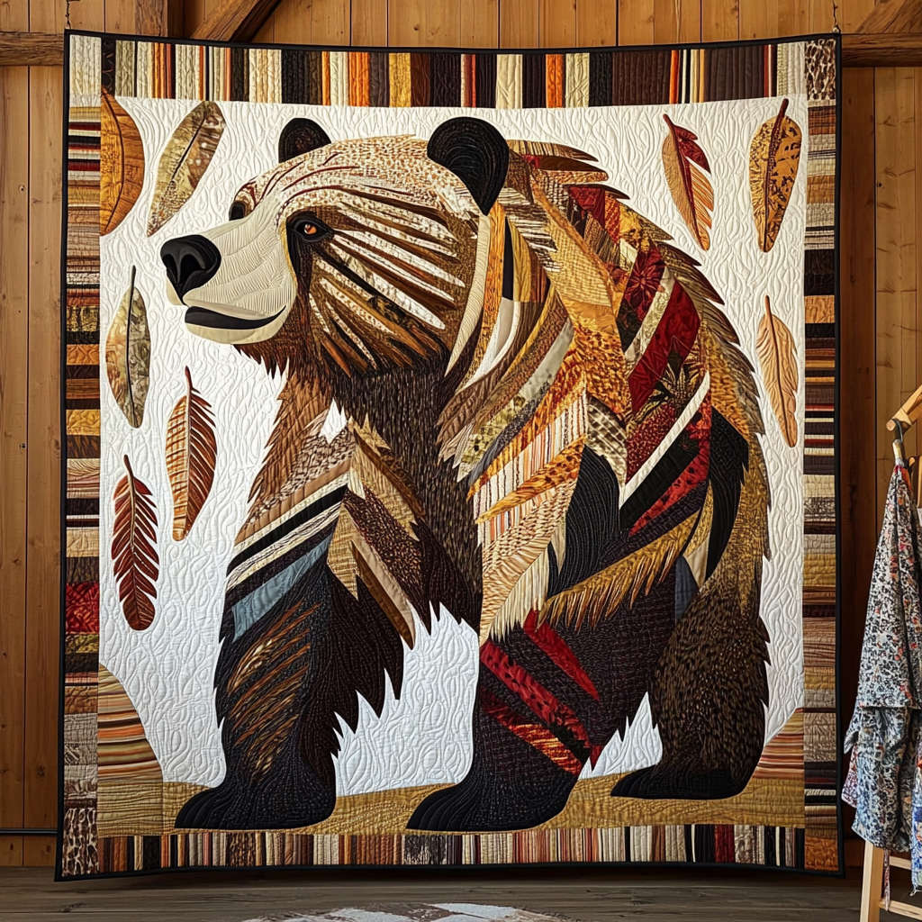 Native American Bear DAI241224522 Quilt Blanket