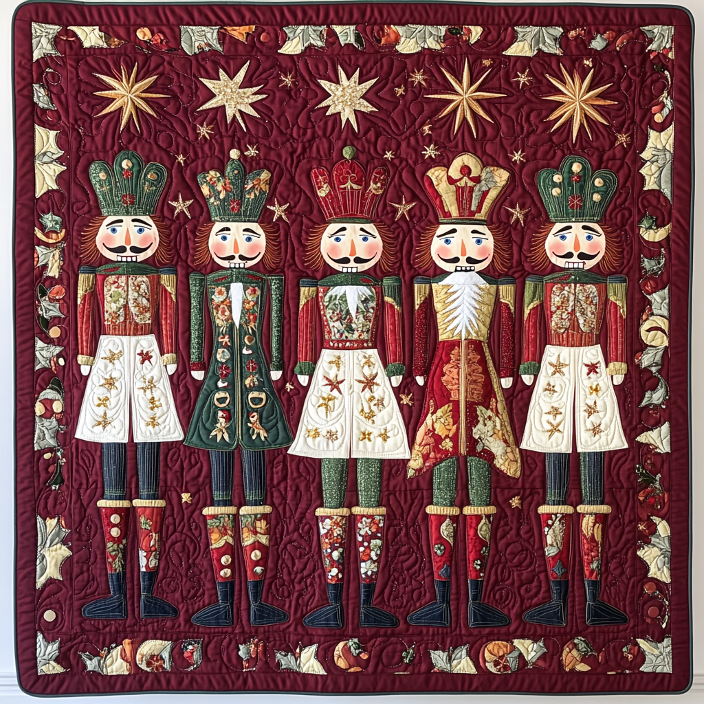 Christmas Nutcracker TAI091024122 Quilt Blanket