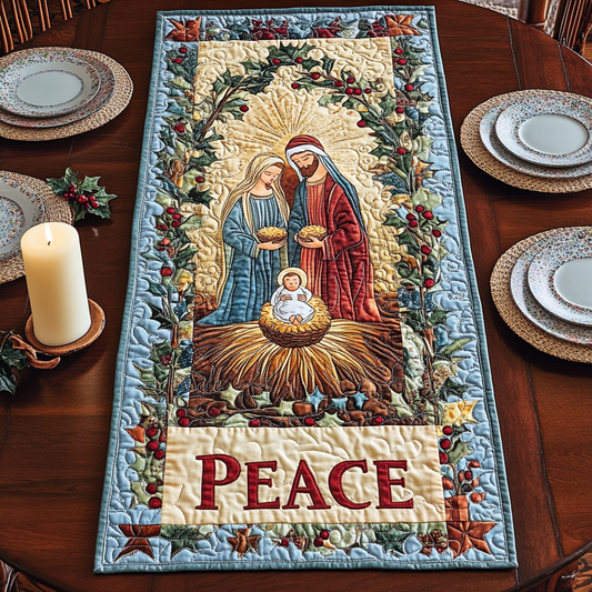 Nativity TAI041024271 Quilted Table Runner