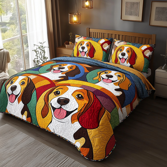 Beagle TAI181024351 Quilt Bedding Set