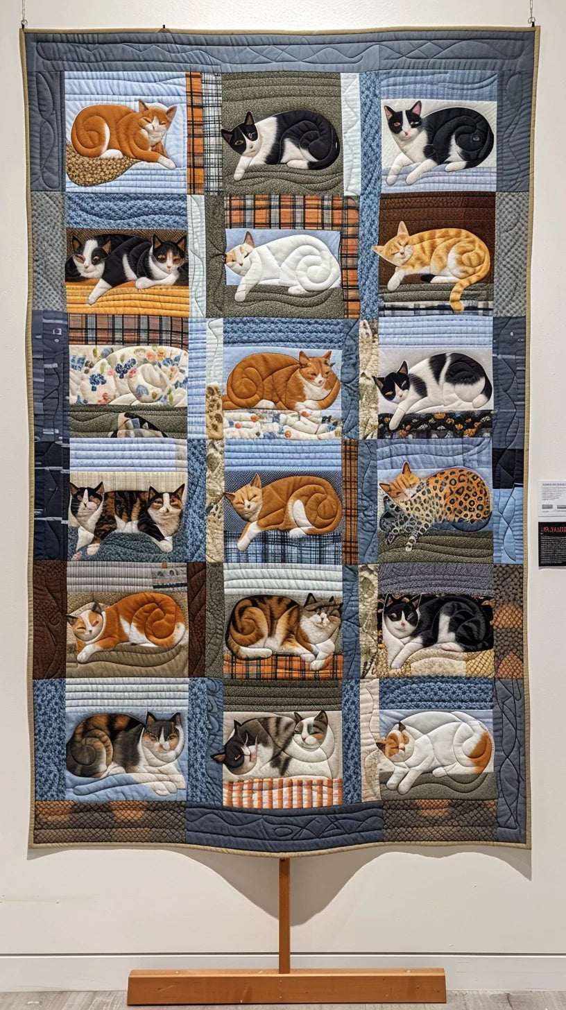 Cat TAI030524031 Quilt Blanket