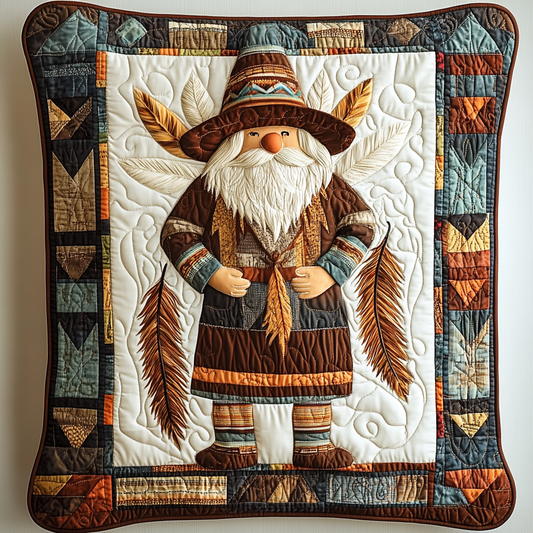 Native American Gnome DAI171224147 Quilted Pillow Case