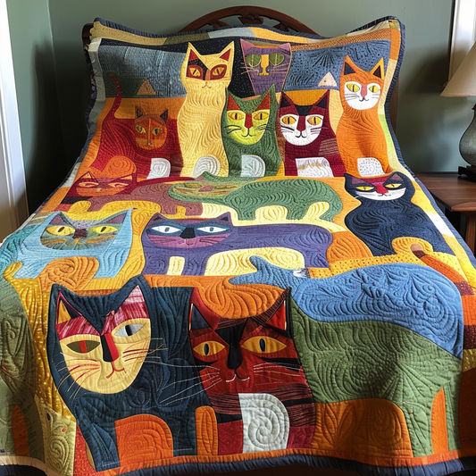 Cats TAI251124188 Quilt Blanket