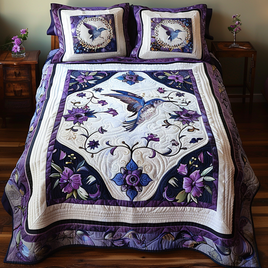 Hummingbird TAI100724044 Quilt Bedding Set