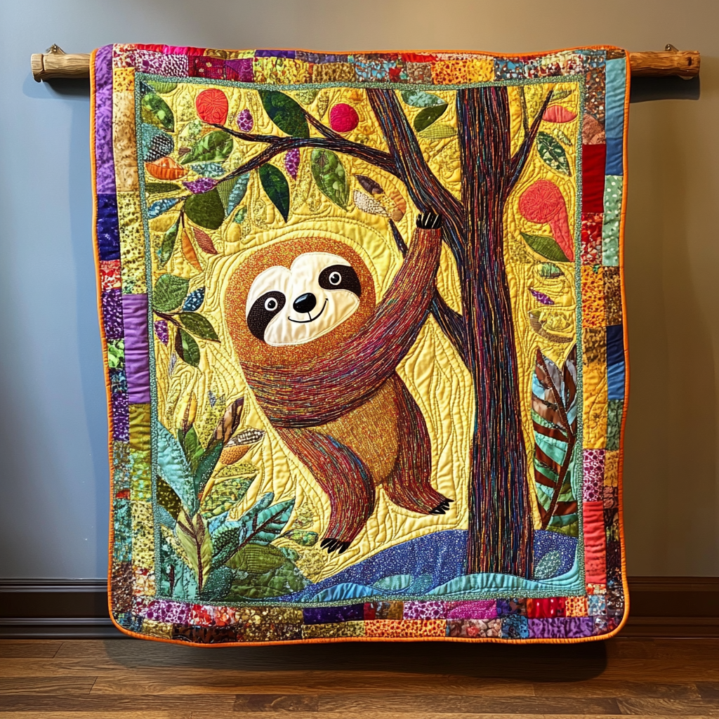 Sloth DAI111124511 Quilt Blanket