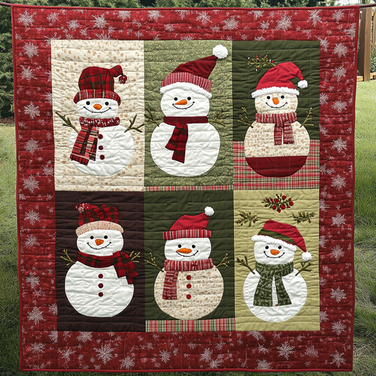 Christmas Snowman DAI221024023 Quilt Blanket