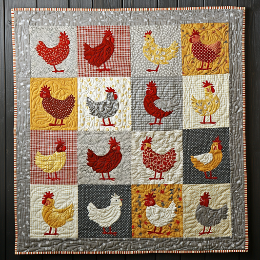 Chicken DAI190824184 Quilt Blanket