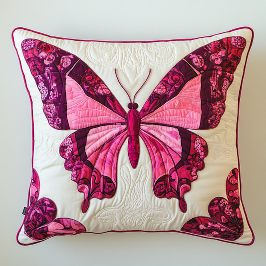 Butterfly TAI130824151 Quilted Pillow Case