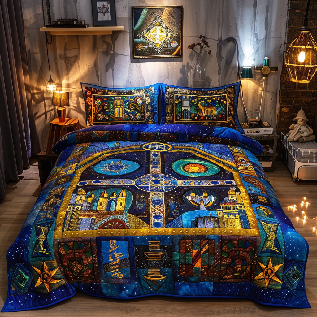 Jewish TAI100724059 Quilt Bedding Set