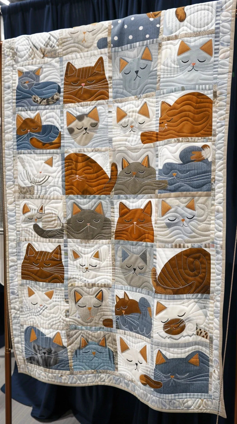 Cat TAI030524041 Quilt Blanket