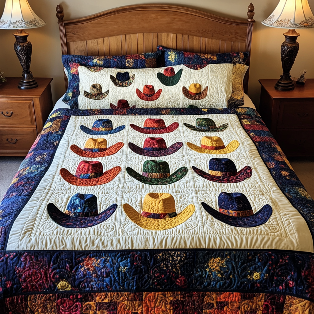 Cowboy Hat DAI280824262 Quilt Bedding Set