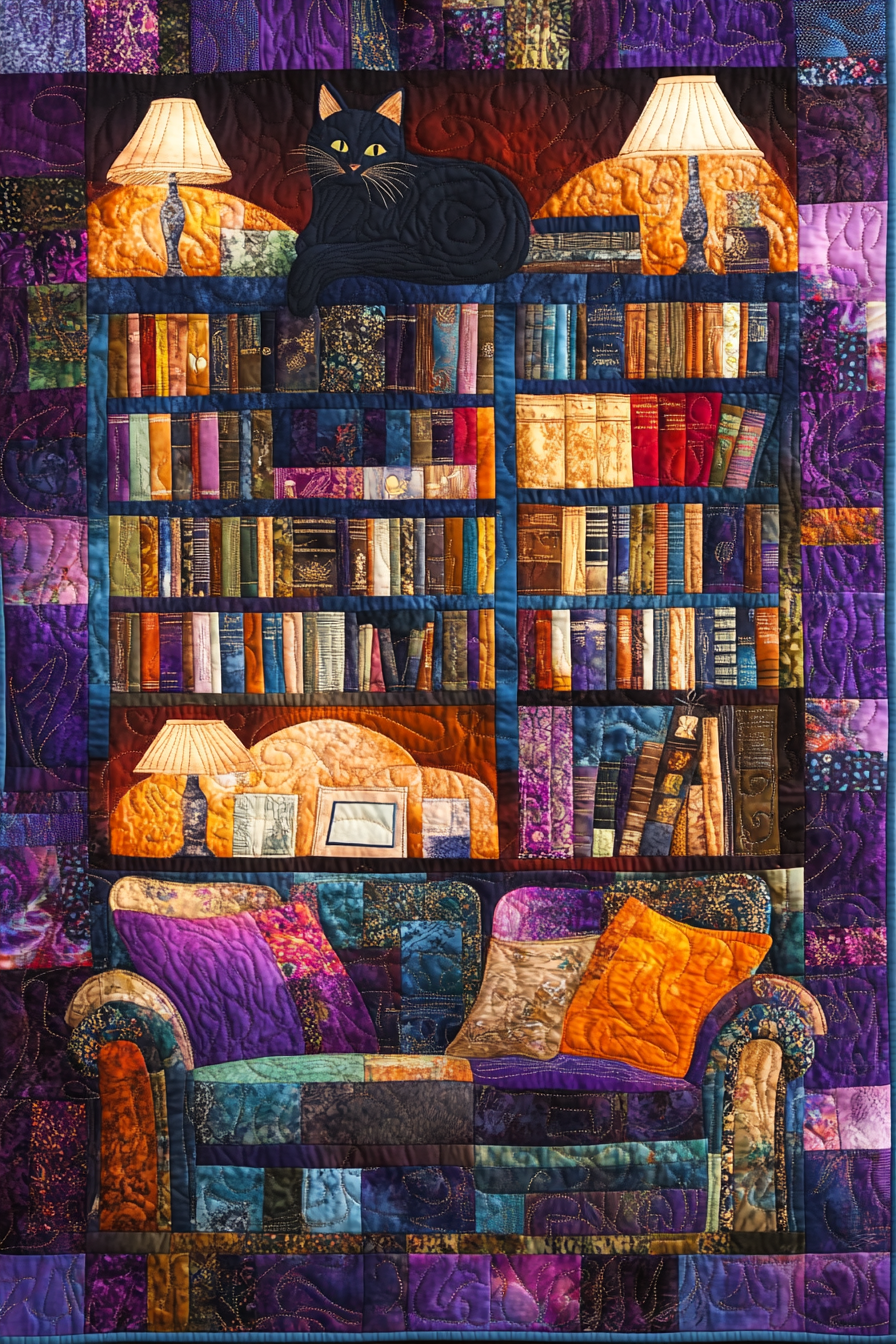 Bookcase DAI221024030 Quilt Blanket