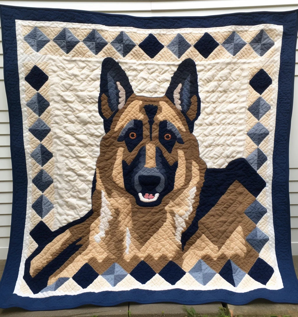 German Shepherd TAI14112301 Quilt Blanket