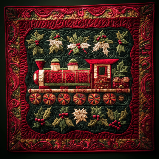 Christmas Train DAI141124553 Quilt Blanket