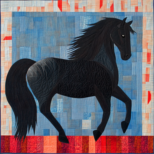 Horse DAI070824061 Quilt Blanket